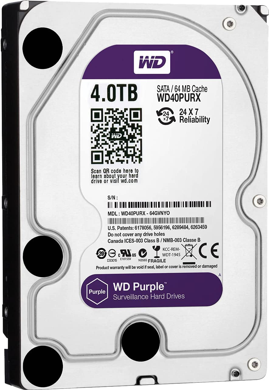 WD Purple Surveillance Hard Drives