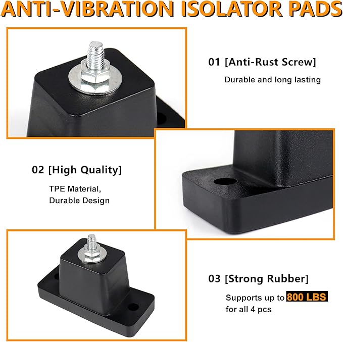Anti-Vibration Rubber Pads