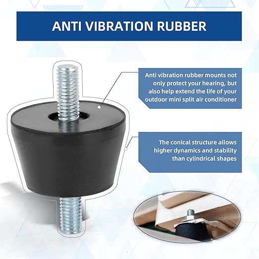 Rubber Mount With Nuts