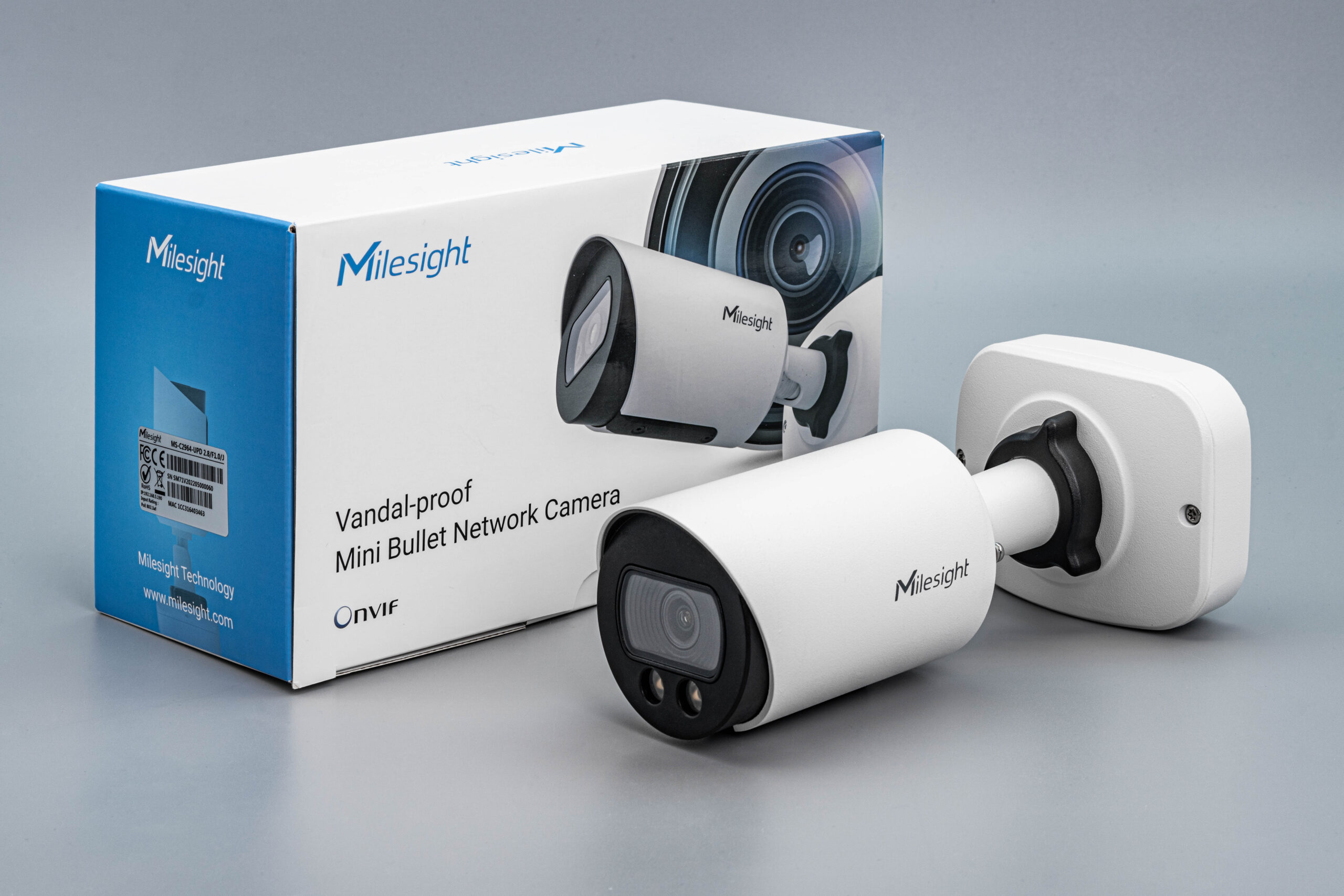 AI Vandal-proof Mini Bullet Network Camera 8MP