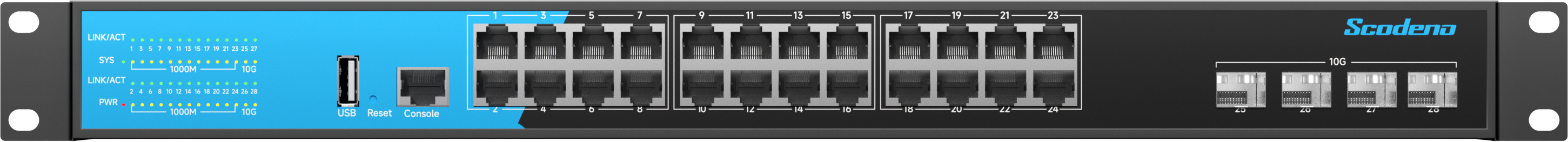 S200-28XGM-X4-ACR Ethernet Switch