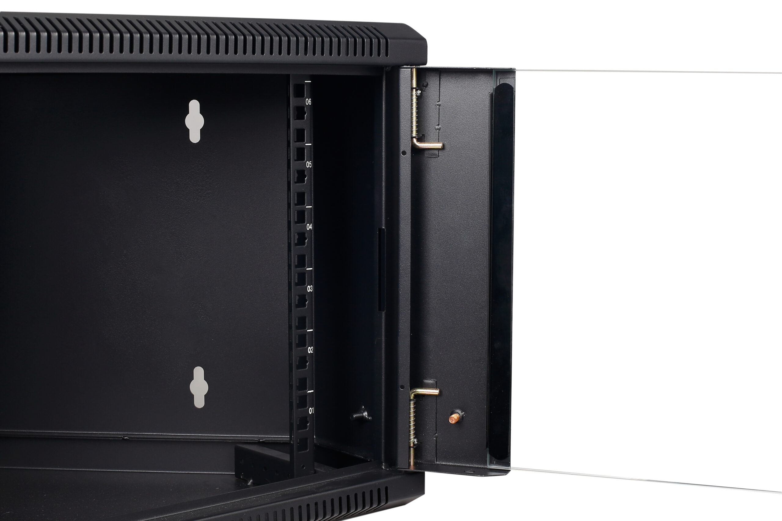 SMA6609 600*600*9U 1pc glass front door 1top cover1 cable entry hole steel cover 2 side panels
