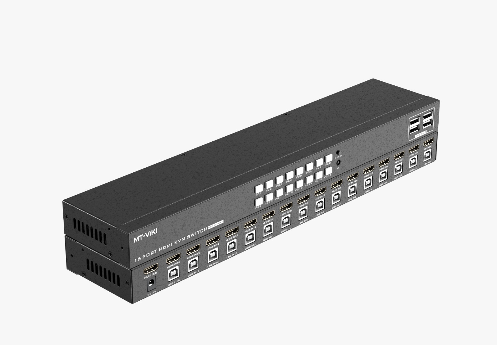 MT-1601HK-C KVM Switch 16 port HDMI KVM Switch Resolution can be up to 4K*2K@30HZ