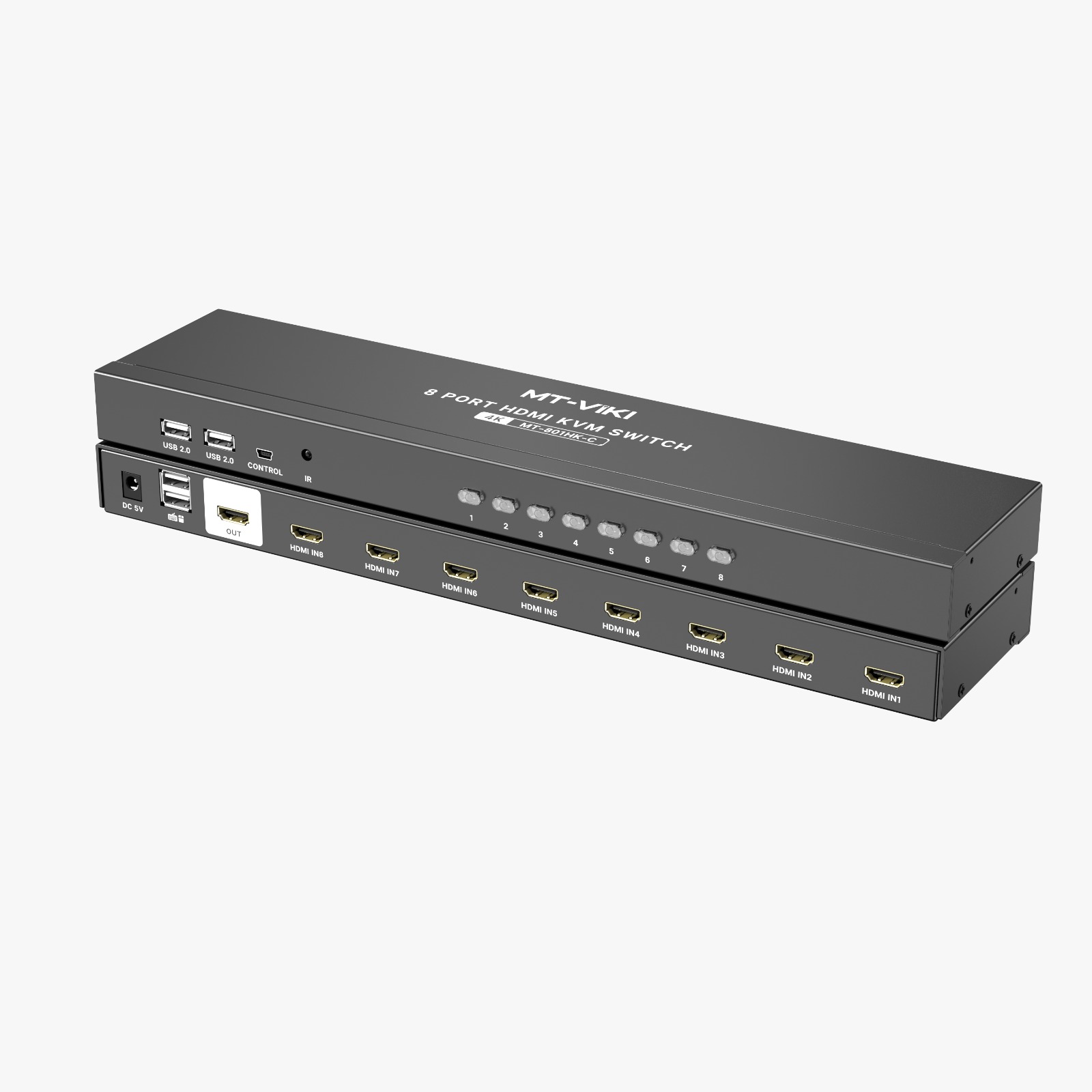 MT-801HK-C KVM Switch 8 port HDMI KVM Resolution up to 4K*2K@30Hz